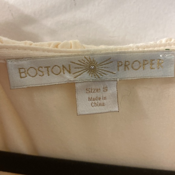 Boston Proper Poet Ruffle Top Size Size S - Picture 8 of 13